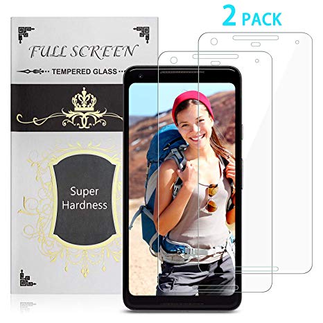 [2 Pack] Xawy Google Pixel 2 XL Screen Protector, [Case-Friendly] [Bubble-Free] HD Clear Flexible Film with Lifetime Replacement Warranty