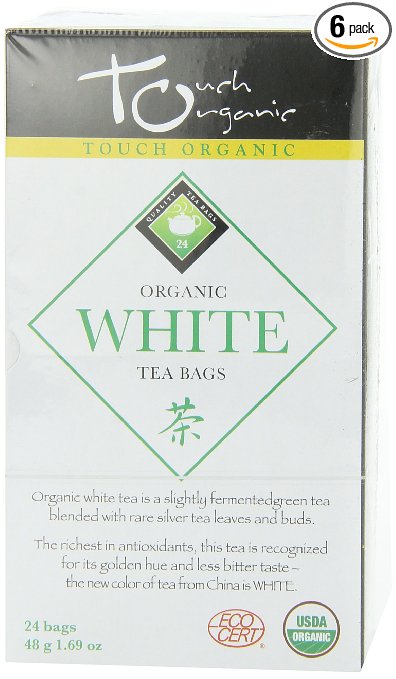 Touch Organic White Tea, 24 Count, 1.69-Ounce Boxes (Pack of 6)