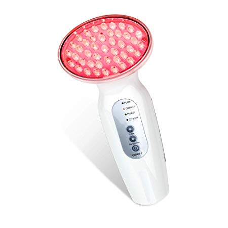 NORLANYA RED Light Photon Therapy Machine for Wrinkles Collagen Boost Skin Firming and Lifting, 660nm, Rechargeable