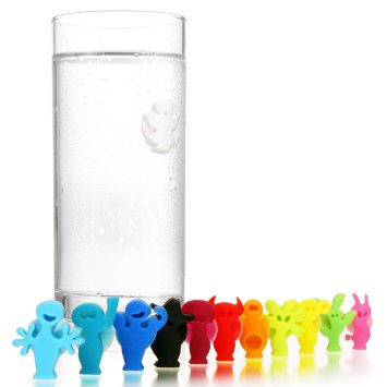 Vacu Vin Glass Markers Party People - Set of 12
