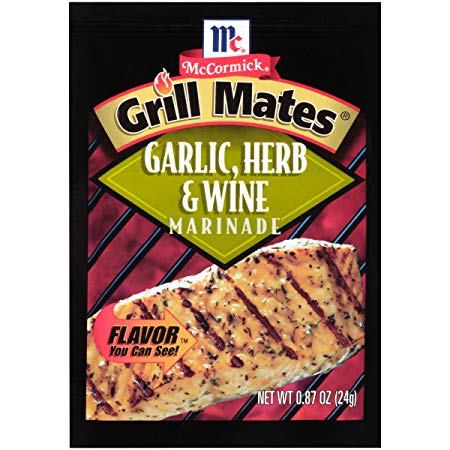 McCormick Grill Mates Garlic, Herb & Wine Marinade, 0.87 oz