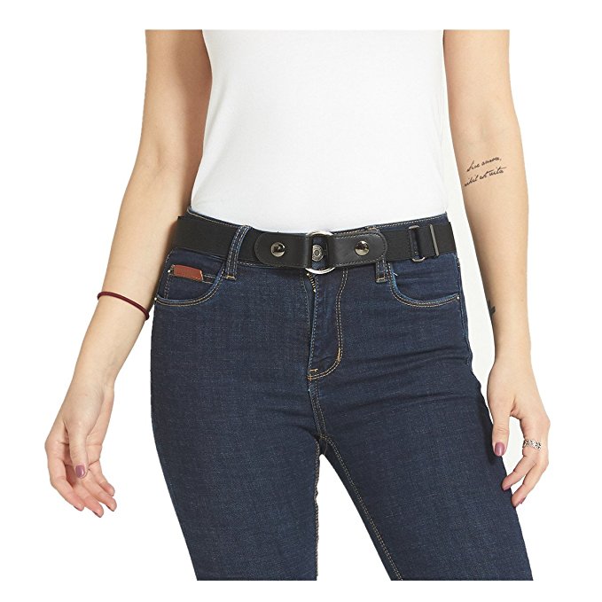 Buckle-less No Bulge Belt for Women, No Buckle and Hassle Women Invisible Belts