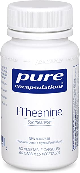 Pure Encapsulations - l-Theanine - Hypoallergenic Supplement supports Relaxation and Helps Moderate Occasional Stress* - 60 Vegetable Capsules
