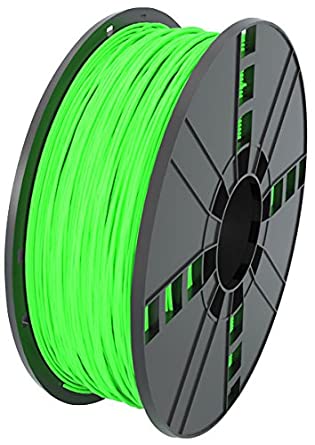 MG Chemicals Glow in the Dark - Green PLA 3D Printer Filament, 1.75 mm, 1 kg Spool