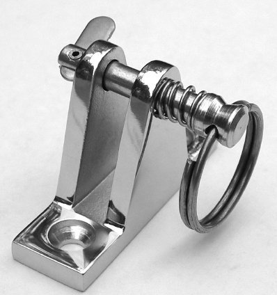 Marine Part Depot Top Stainless Steel Deck Hinge with Pin and Ring