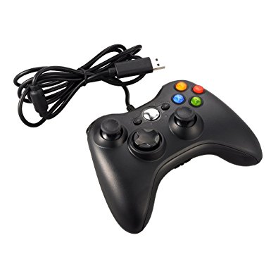 Game Controller Gamepad USB Wired Shoulders Buttons Improved Ergonomic Design Joypad Gamepad Controller For Microsoft Xbox & Slim 360 PC Windows 7