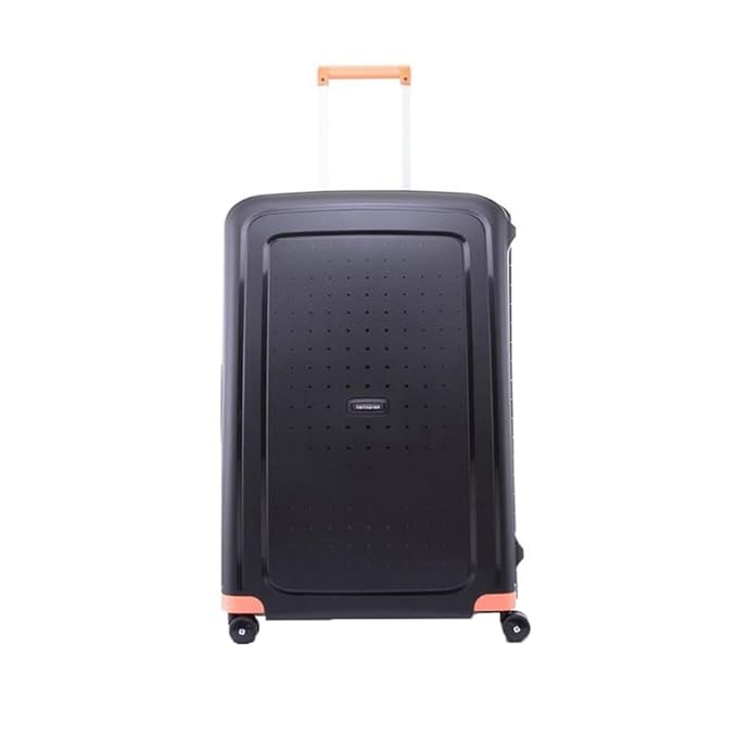 Samsonite S'Cure Sport Polycarbonate 8 Wheels TSA Lock Hard Trolley (Black, Free Size)