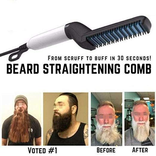 TameFinish Beard Straightening Comb -MediFit Show Cap Men 2019