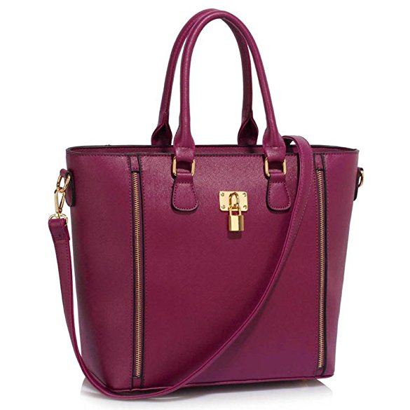 Tote Shoulder Handbags Ladies Faux Leather Handbags Large Womens Designer Bags Tote Shoulder Top Handle Stylish Bags