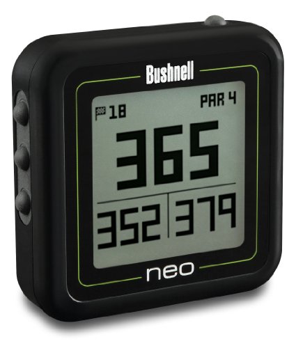 Bushnell Golf NEO Ghost Golf GPS Preloaded With Over 33000 CoursesEasy-to-read FrontCenterBack Distances with Long Battery Life