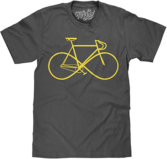 Tee Luv Infinity Sign Bike Shirt - Bicycle Graphic T-Shirt