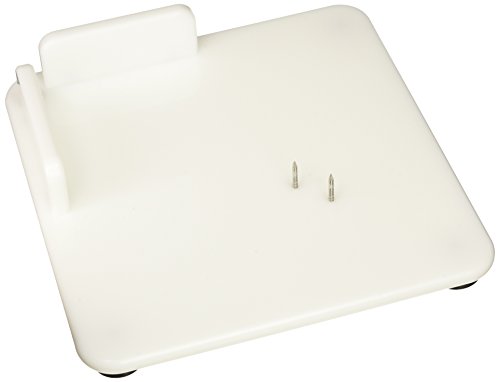 Sammons Preston Hi-D Paring Board, Single Handed Cutting Board with Aluminum Nails for Peeling and Slicing, Suction Feet for Sticking to Counter, and Corner Guards Prevent Food Sliding, 11" Square