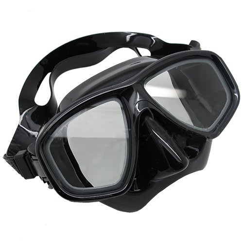 Scuba Black Dive Mask NEARSIGHTED Prescription RX Optical Lenses