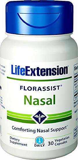 Life Extension Florassist Nasal Vegetarian Capsules, 30 Count