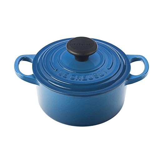 Le Creuset Signature Enameled Cast-Iron 1-Quart Round French (Dutch) Oven, Marseille