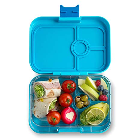 YUMBOX Panino (Blue Fish) Leakproof Bento Lunch Box Container for Kids & Adults;Bento-style lunch box offers Durable, Leak-proof, On-the-go Meal and Snack Packing