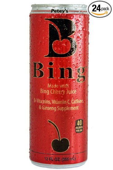 Bing Beverage Company Bing Cherry, 12-Ounce (Pack of 24)