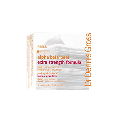 Dr. Dennis Gross Skincare Alpha Beta Daily Face Peel, Extra Strength, 5 Count
