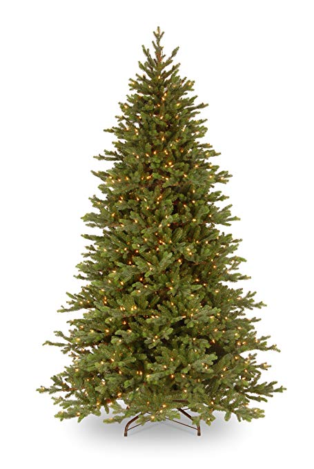 National Tree 7.5 Foot Yukon Fir Tree with 750 Clear Lights (PEYF3-300-75)