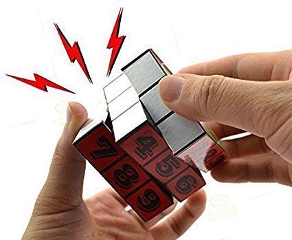 Artificial Cube Creative Electric Shock Toy Funny Novelty Prank Toy April Fool's day Gifts Joke Gifts Tricky by Lucky Shop1234