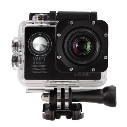 GBB SJ9000 WIFI 12MP Full HD 1080P Sport Action Camera Waterproof Action DV 170 Degree Wide Camcorder Camera, 2x Battery and Mounting Accessories