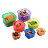 Meal Prep Haven 7 Piece Portion Control Container Kit with Guide 100 Leak Proof Multi-Colored System and Comparable to 21 Day Fix