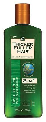 Thicker Fuller Hair 2 In 1 Shampoo Plus Conditioner 12 Ounce (Pack of 1)