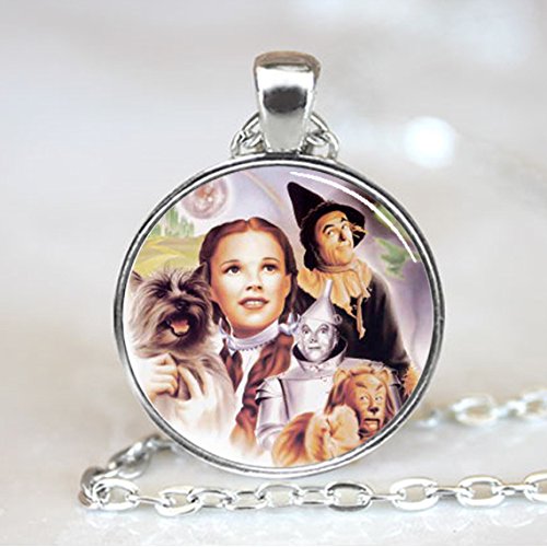 Wizard Of Oz Pendant, Wizard of Oz Necklace, Wizard of Oz Jewelry, Silver (PD0479S)