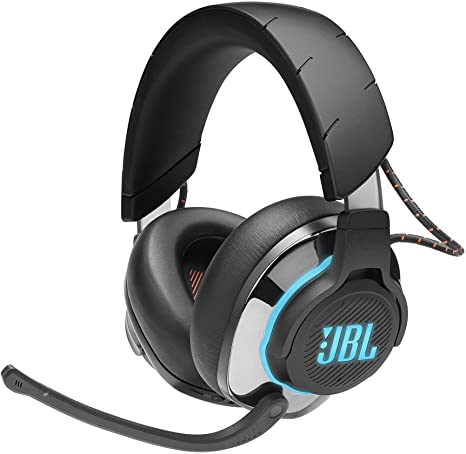 JBL Quantum 800 Wireless Over-Ear Performance Gaming Headset with Active Noise Cancelling and Bluetooth 5.0 - Black