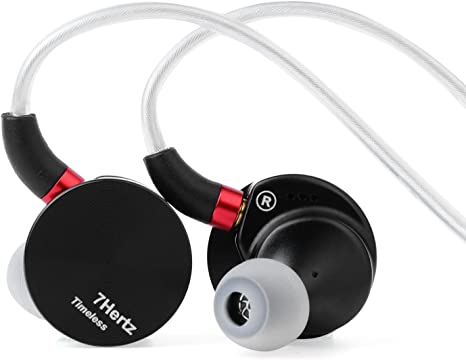 Linsoul 7HZ Timeless 14.2mm Planar HiFi In-ear Earphone with CNC Aluminum Shell, Detachable MMCX Cable (3.5mm)