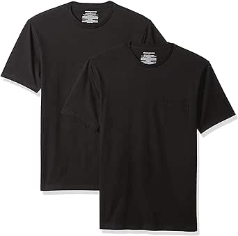 Amazon Essentials Men's Slim-Fit Short-Sleeve Crewneck T-Shirt, Pack of 2