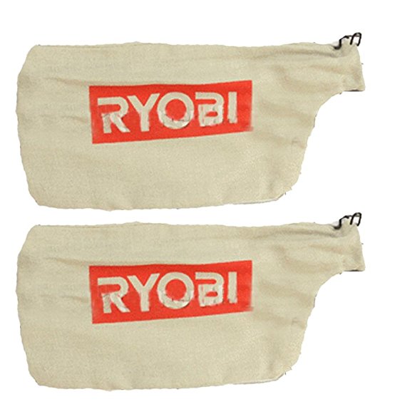 Ryobi TS1142L Compound Miter Saw (2 Pack) Replacement Dust Bag W/Wire # 089240003084-2pk