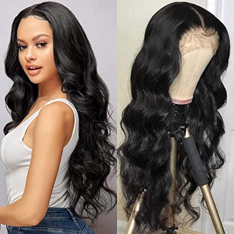 Persephone Synthetic Lace Front Wigs for Black Women Glueless Long Wavy Wigs with Natural Hairline Heat Resistant 22 Inches