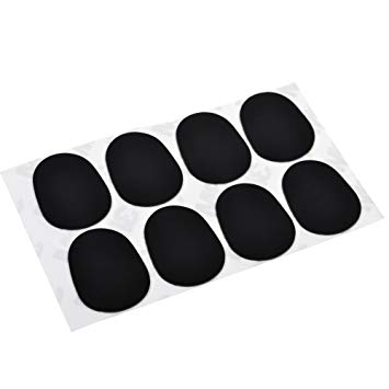 BCP Black Color Alto tenor Sax Saxophone Clarinet Mouthpiece Patches Pads Cushions