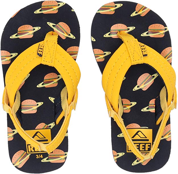 Reef Boys AHI Sandal, Planet Burger, 056 M US Little Kid