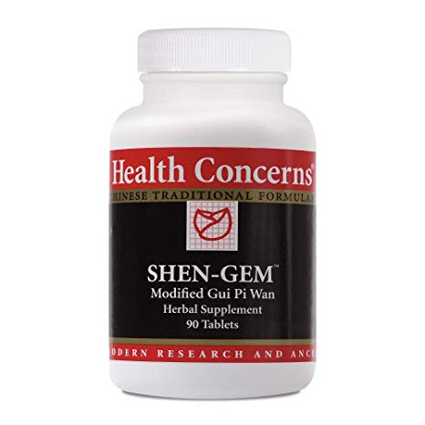 Health Concerns - Shen-Gem - Modified Gui Pi Wan Herbal Supplement - 90 Tablets