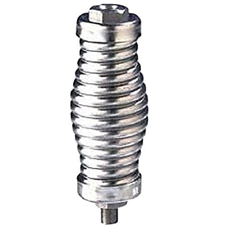 Hustler / New-Tronics Antenna Corp. No. SSM-3 Stainless Steel CB Antenna Spring with Coupling Stud