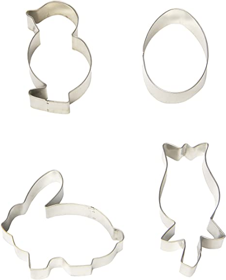 Fox Run 3554 Springtime Cookie cutters, 1.25 x 5.75 x 8.75 inches, Metallic