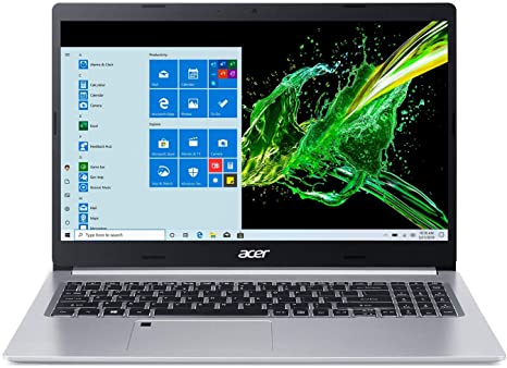Acer Aspire 5 A515-55-56VK, 15.6" Full HD IPS Display, 10th Gen Intel Core i5-1035G1, 8GB DDR4, 256GB NVMe SSD, WiFi 6, HD Webcam, Fingerprint Reader, Backlit Keyboard, Windows 10 Home