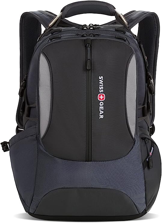 Swiss Gear by Wenger SA1537 Grey Computer Backpack - Fits Most 15 Inch Laptops and Tablets