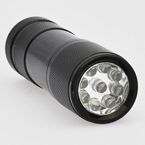 Ledwholesalers 400 Nm Uv Ultra Violet Blacklight Flashlight 3 Aaa, 7301uv400