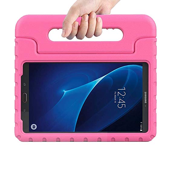 eTopxizu Kids Case for Samsung Galaxy Tab A 7.0 inch,EVA ShockProof Case Light Weight Kids Case Super Protection Cover Handle Stand for Kids Children for Samsung Galaxy TabA 7-inch Tablet(Pink)