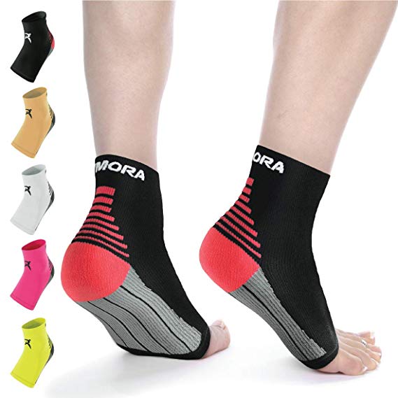 Rymora Plantar Fasciitis Foot Compression Sock Sleeves for Men and Women - Relieves Pain - Supports Heel, Arch & Ankle