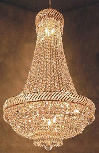 French Empire Crystal Chandelier Chandeliers Lighting H46" X W23"
