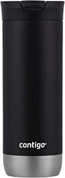 Contigo 2094848 Snapseal Insulated Travel Mug, 16 oz, Licorice