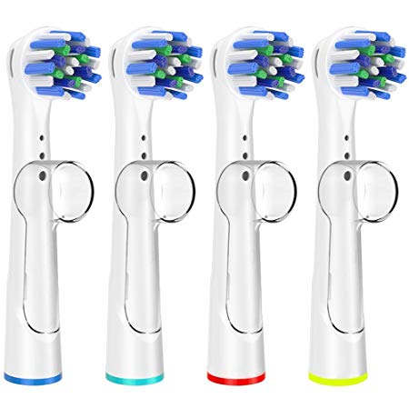 4 Pcs Cross Toothbrush Heads Compatible With Oral B Electric Toothbrush Heads - 4 Pcs Toothbrush Head Covers Compatible With Oral B Cross Action Toothbrush Heads