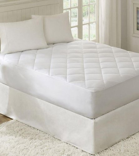 ITALIAN HOME COLLECTION Down Alternative Fitted Mattress Pad, QUEEN