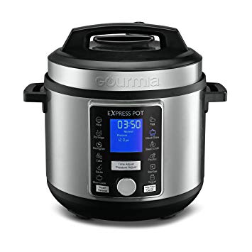 Gourmia GPC965 Digital Multi-Functional Pressure Cooker | Automatic Pressure Release | Adjustable Pressure Control | 13 Cook Modes | Removable Stainless Steel 6 Qt Pot | Lid Lock | Auto Stir Function