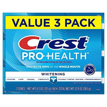 Crest Pro-Health Whitening Toothpaste (4.3oz) Triple Pack