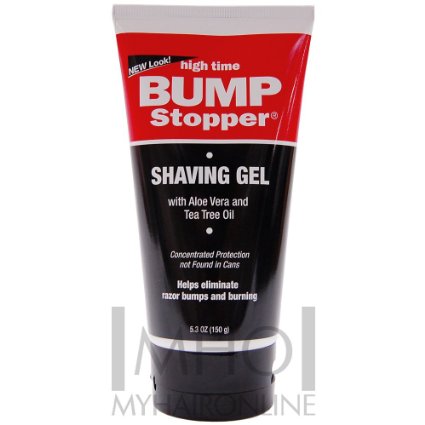 High Time Bump Stopper Shave Gel W/Aloe& Tea Tree Oil 5.3oz
